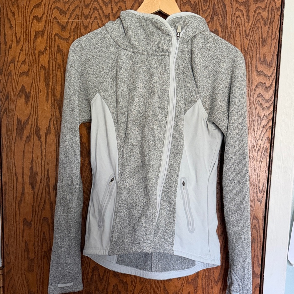 Athleta hooded zip sweatshirt